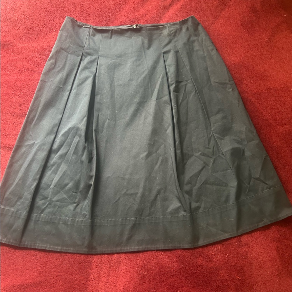 Talbots Classic Navy A-Line Skirt